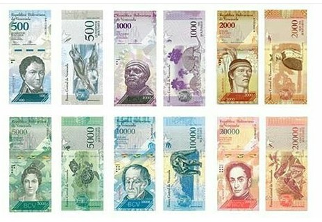 En Venezuela BCV dio a conocer imagen de los nuevos billetes