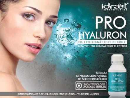 Idraet presenta  Pro Hyaluron, un Nutricosmético Bebible Liposomado que rellena y reduce las arrugas