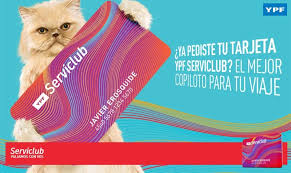 Tarjeta YPF Serviclub