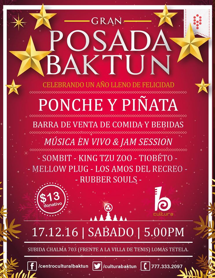 Sabado 17 de diciembre de 2016 a la 5.P.M