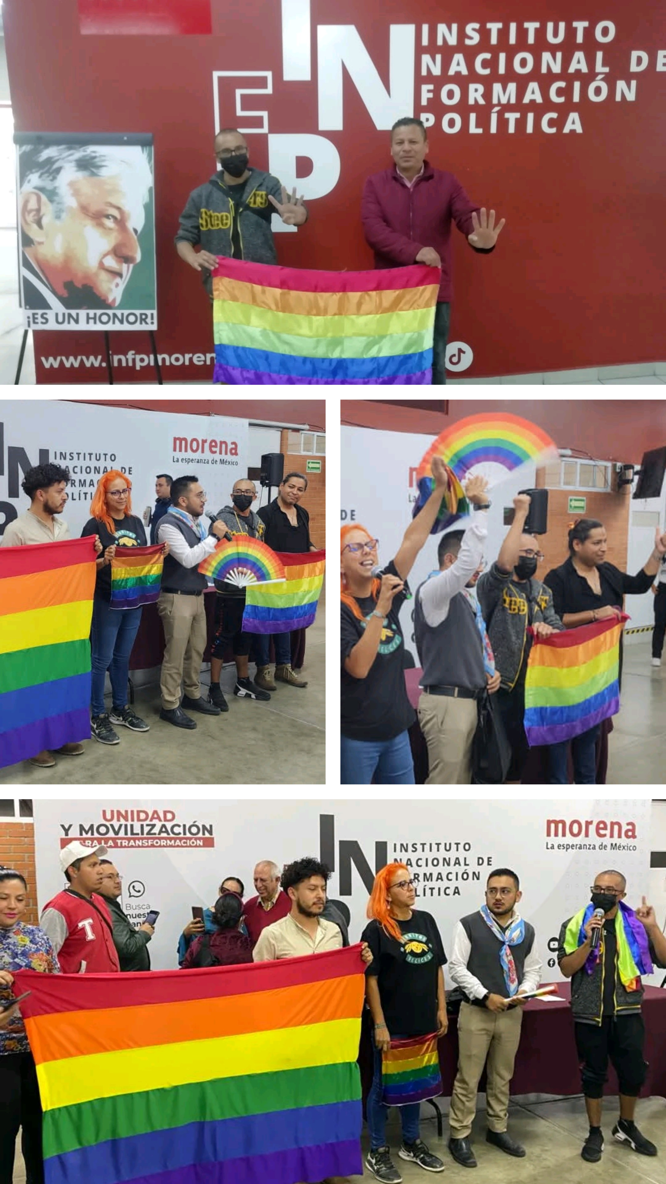 Sector LGBT emplaza al oficialista partido morena el respeto a sus espacios conquistados