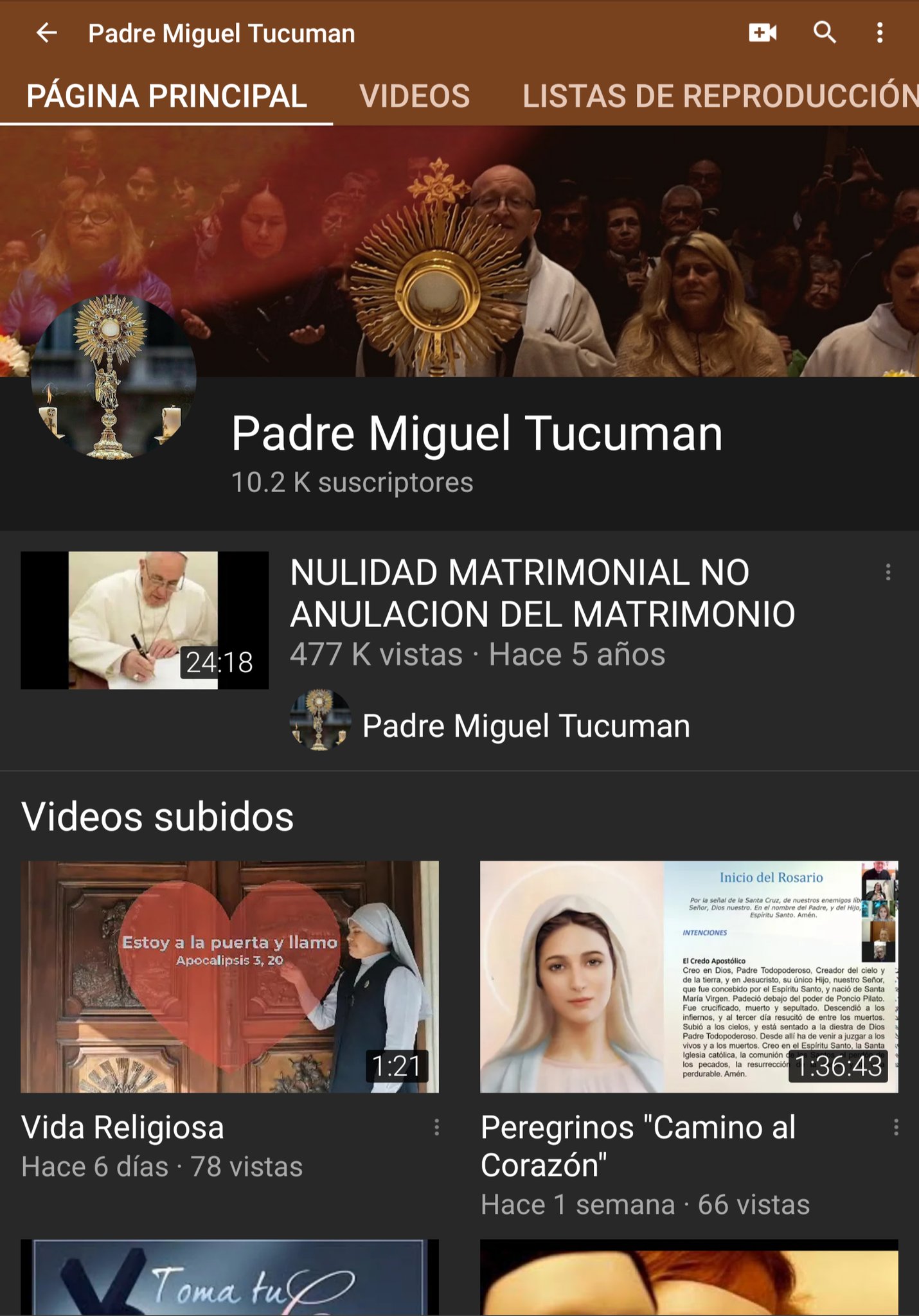 REDES SOCIALES PADRE MIGUEL TUCUMAN