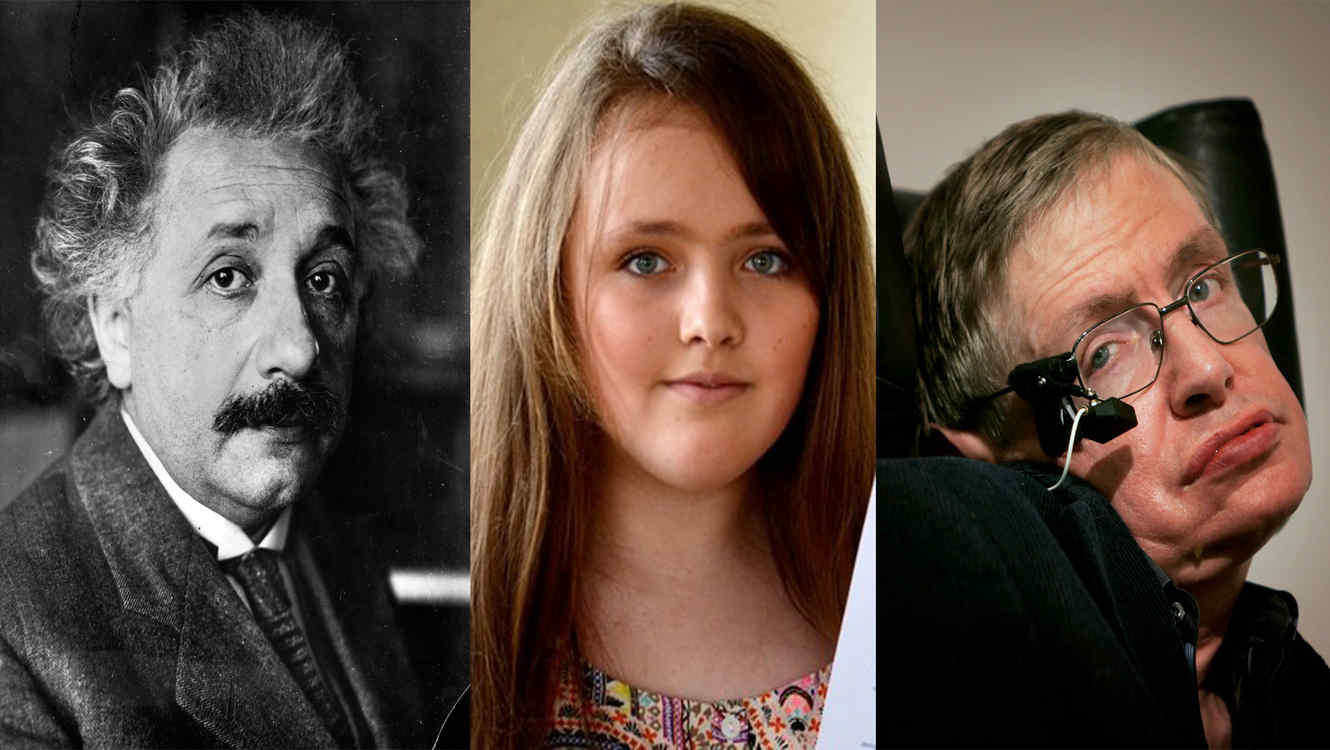 Niña supera coeficiente intelectual de Hawking y Einstein