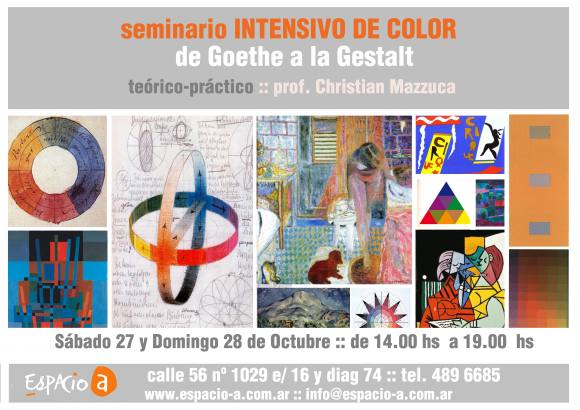 Seminario intensivo de color. De Goethe a la Gestalt 