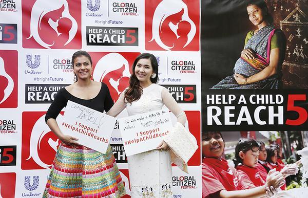 Kajol attends 'Global Citizen Festival'!