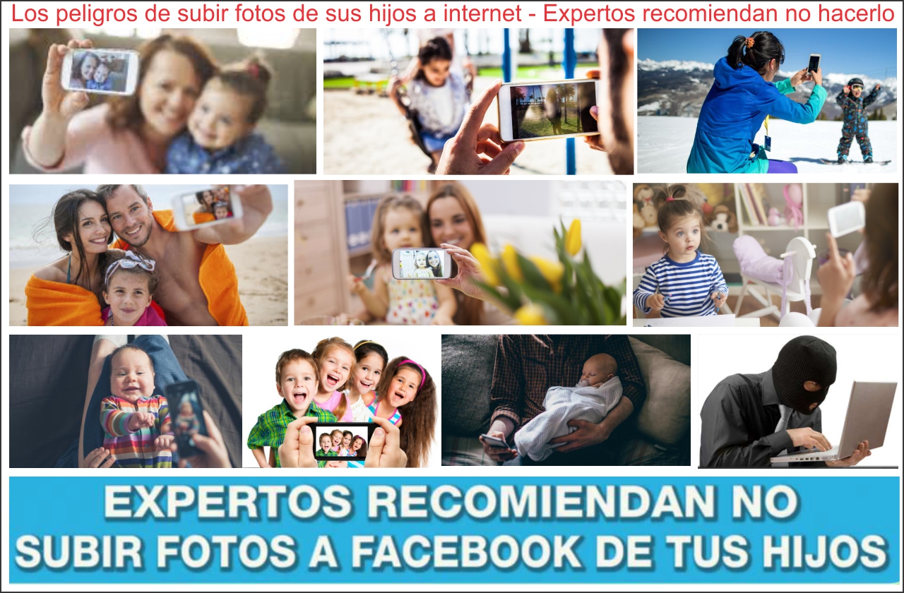 El riesgo de compartir fotos de niños en las redes sociales