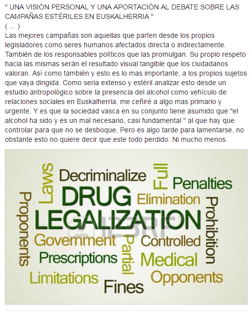  HOY ESCRIBO SOBRE DROGAS :