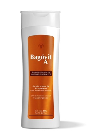 Bagóvit A Emulsión Hidratante Autobronceante, color + hidratación continua 