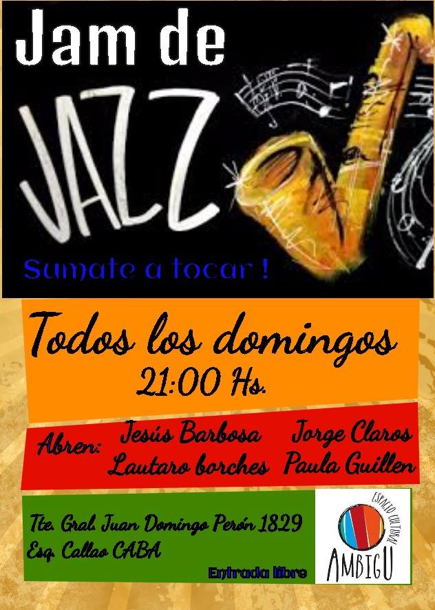  NOCHES DE JAZZ EN EL CENTRO CULTURAL AMBIGÚ