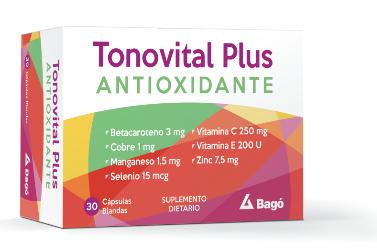 Tonovital Plus Antioxidante: un verdadero sistema antioxidante con fórmula efectiva y comprobada