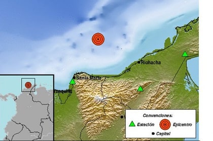 Tembló en parte de la costa colombiana sismo de 5,0 de magnitud despertó varias ciudades del Caribe