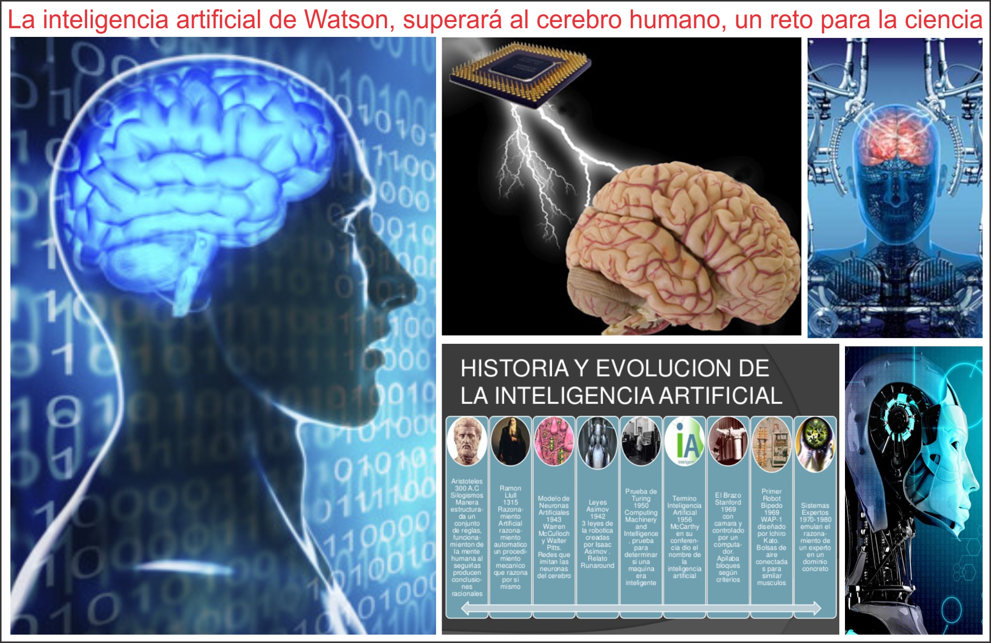  La inteligencia artificial de Watson que superará al cerebro humano