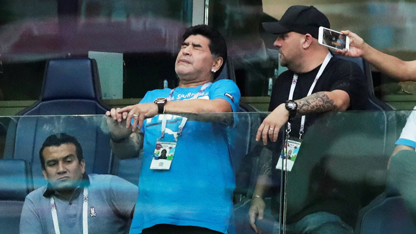 Maradona niega haber sido hospitalizado tras duelo de Argentina