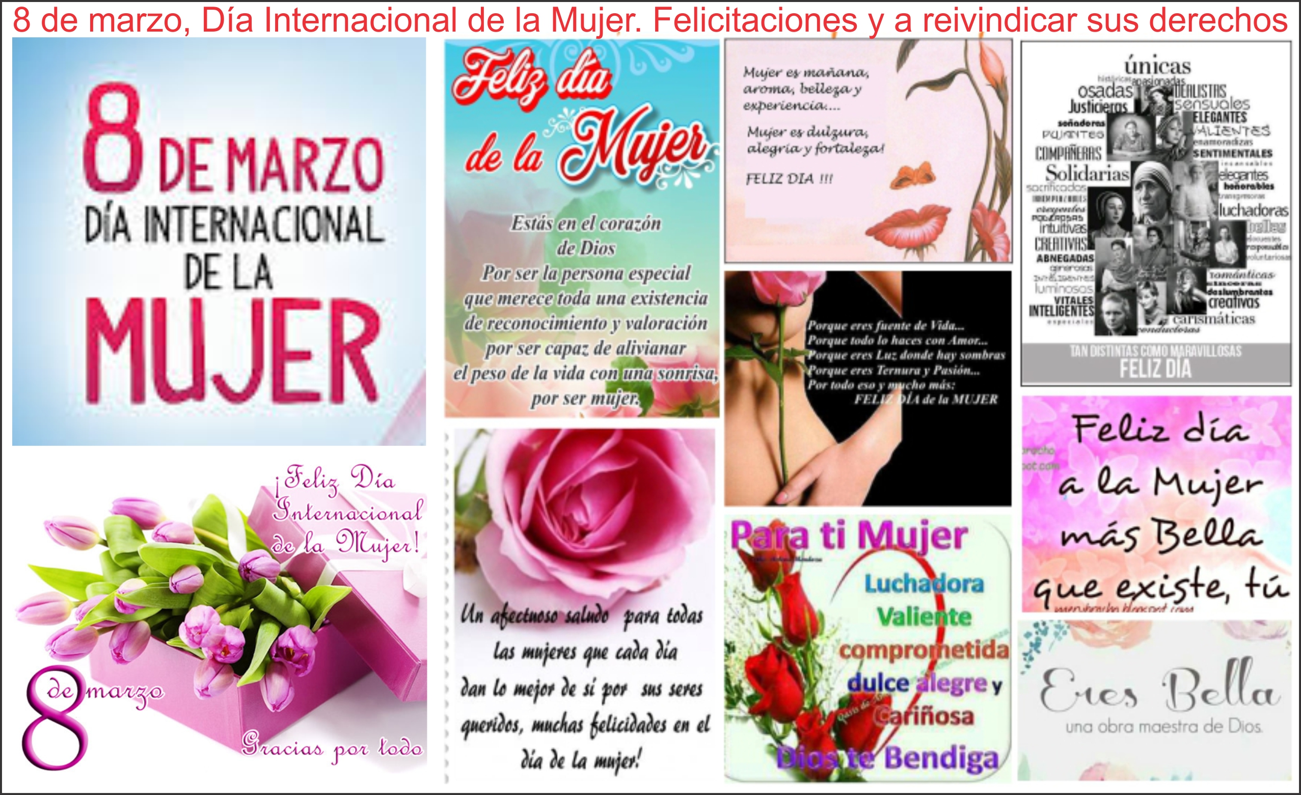 8 de marzo, Día Internacional de la Mujer