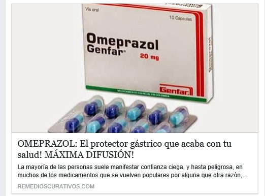 OMEPRAZOL: El protector gástrico que acaba con tu salud! MÁXIMA DIFUSIÓN!