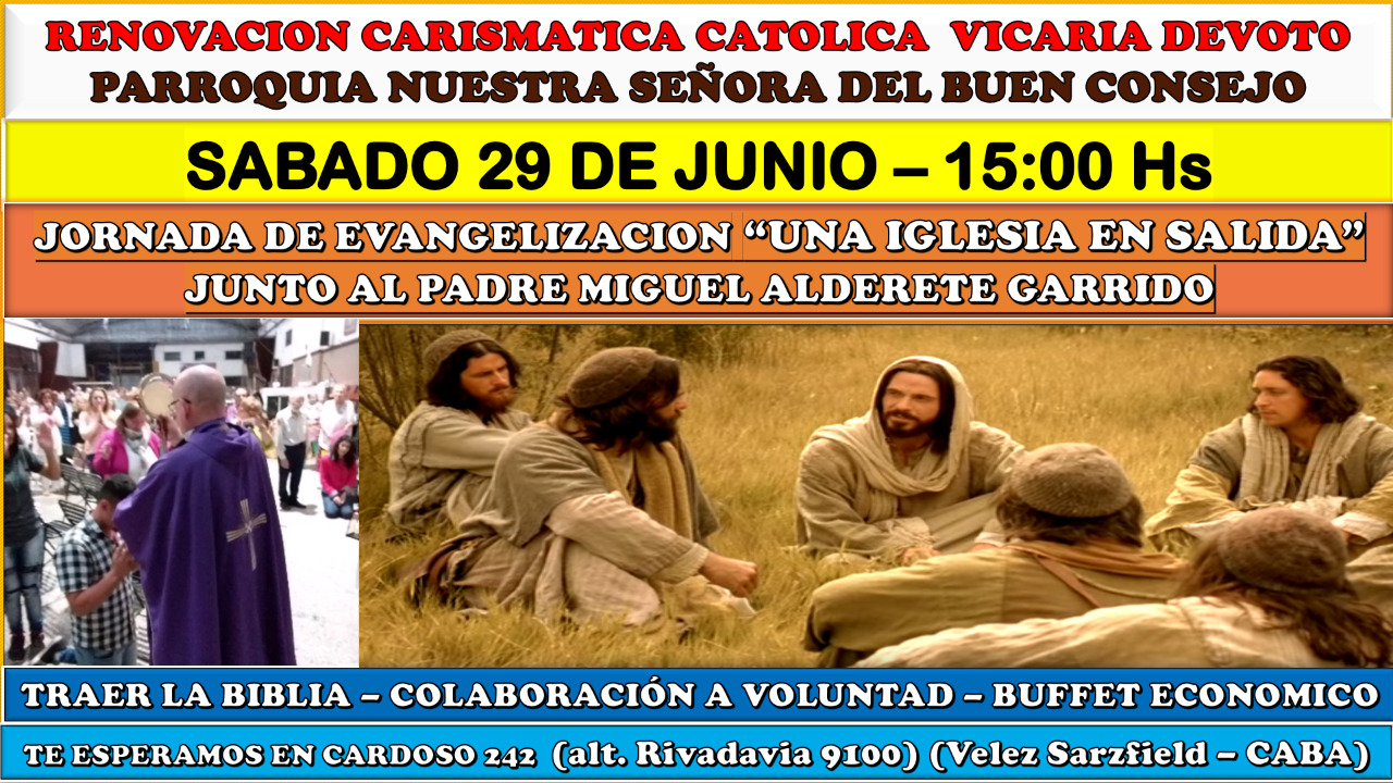 JORNADA DE EVANGELIZACION "UNA IGLESIA EN SALIDA"