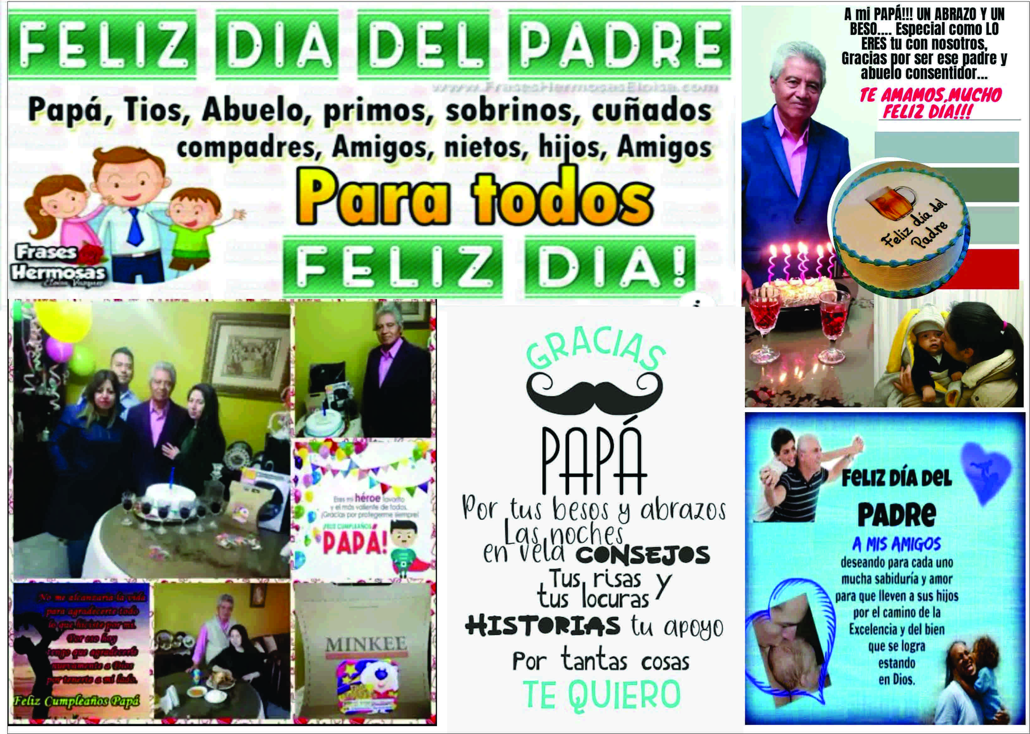 Feliz Día del Padre, mil felicidades a todos los papás del mundo